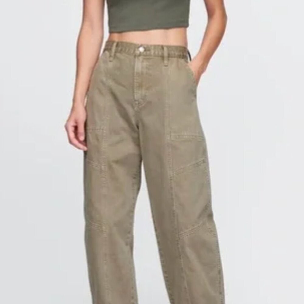 GAP High Rise Barrel Jeans